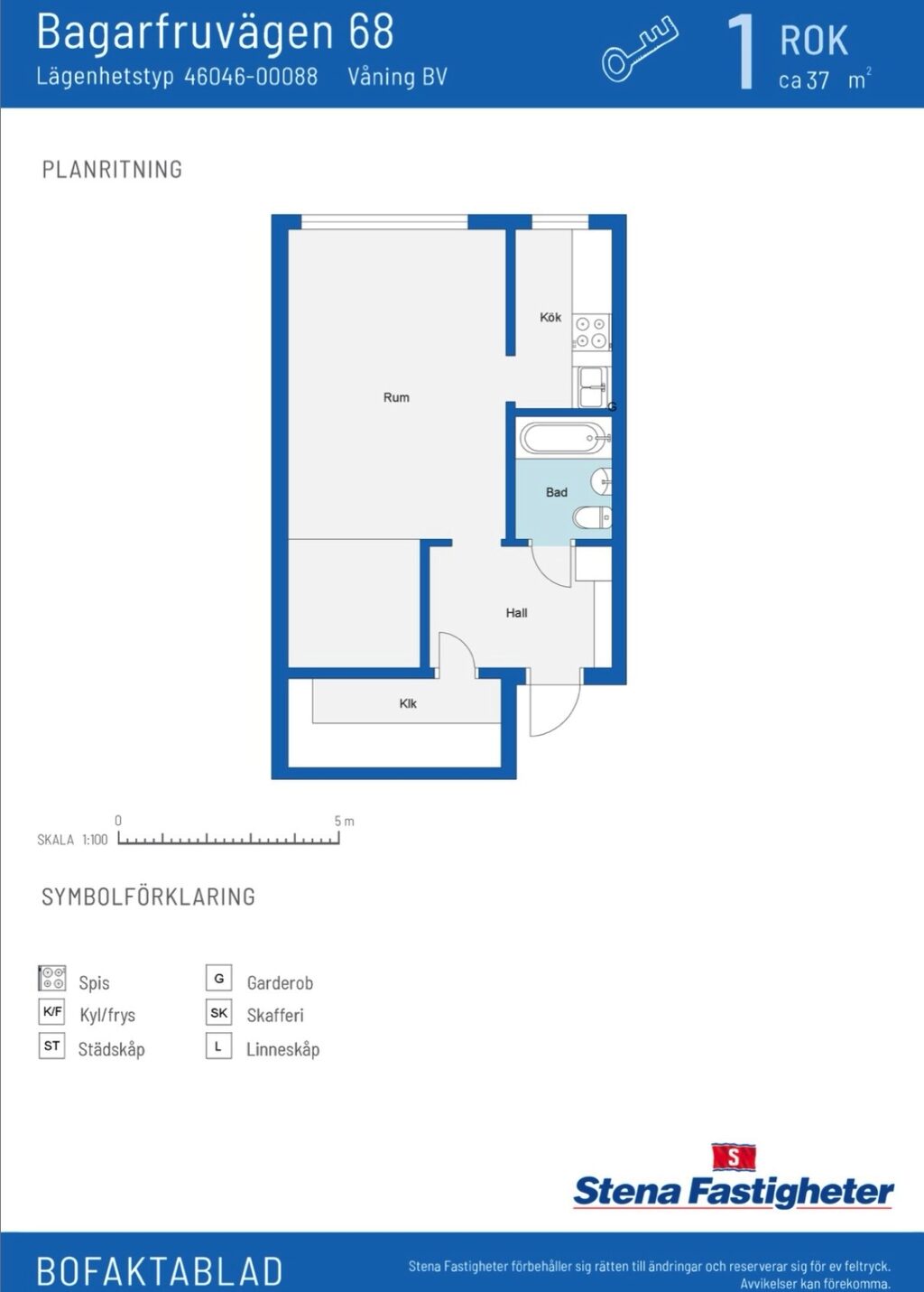 Lägenhetsbyte - Bagarfruvägen 68