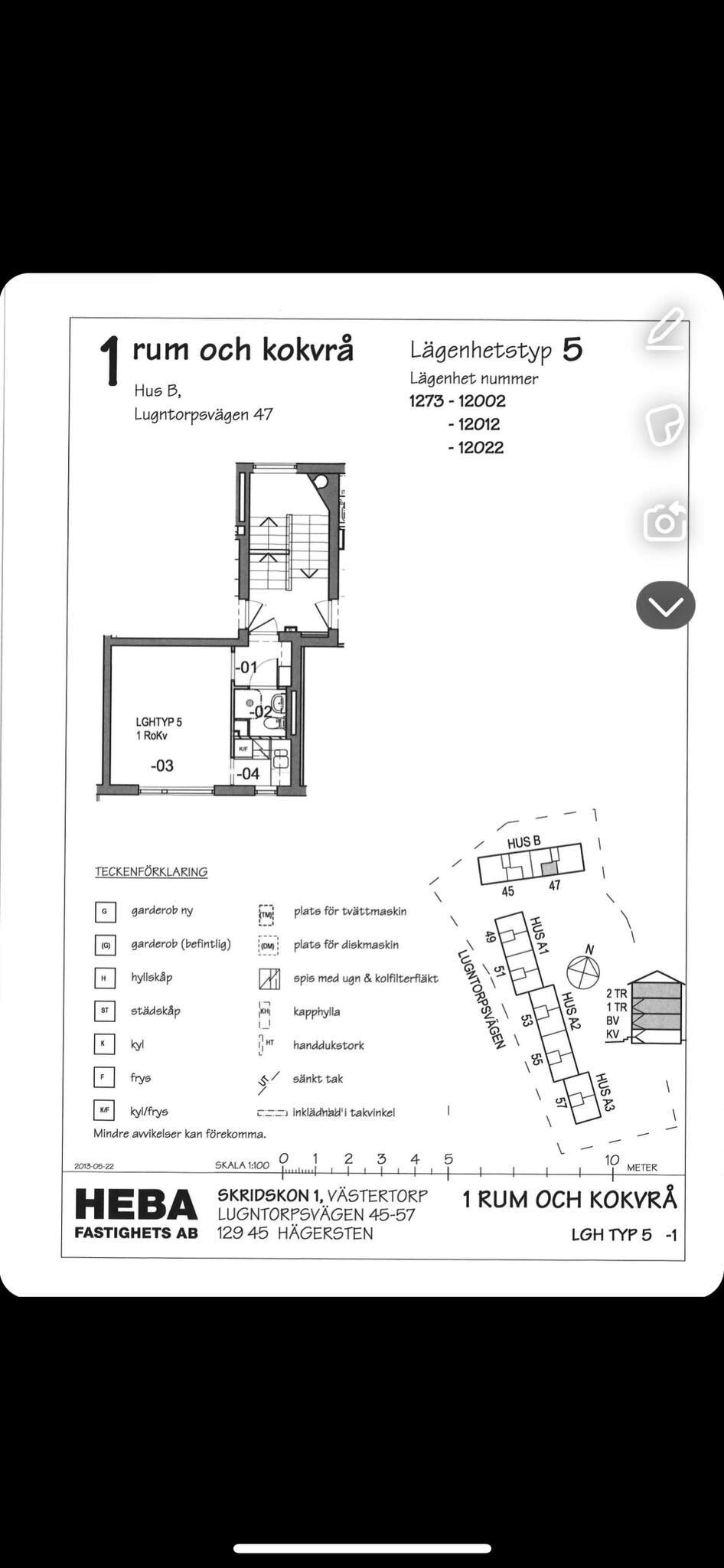 Lägenhetsbyte - Lugntorpsvägen 47