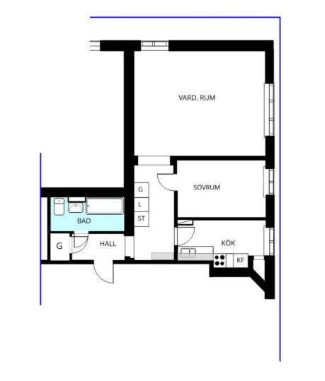 Lägenhetsbyte - Underåsgatan