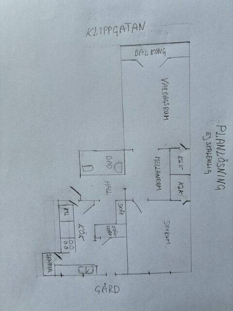 Lägenhetsbyte - Klippgatan 16