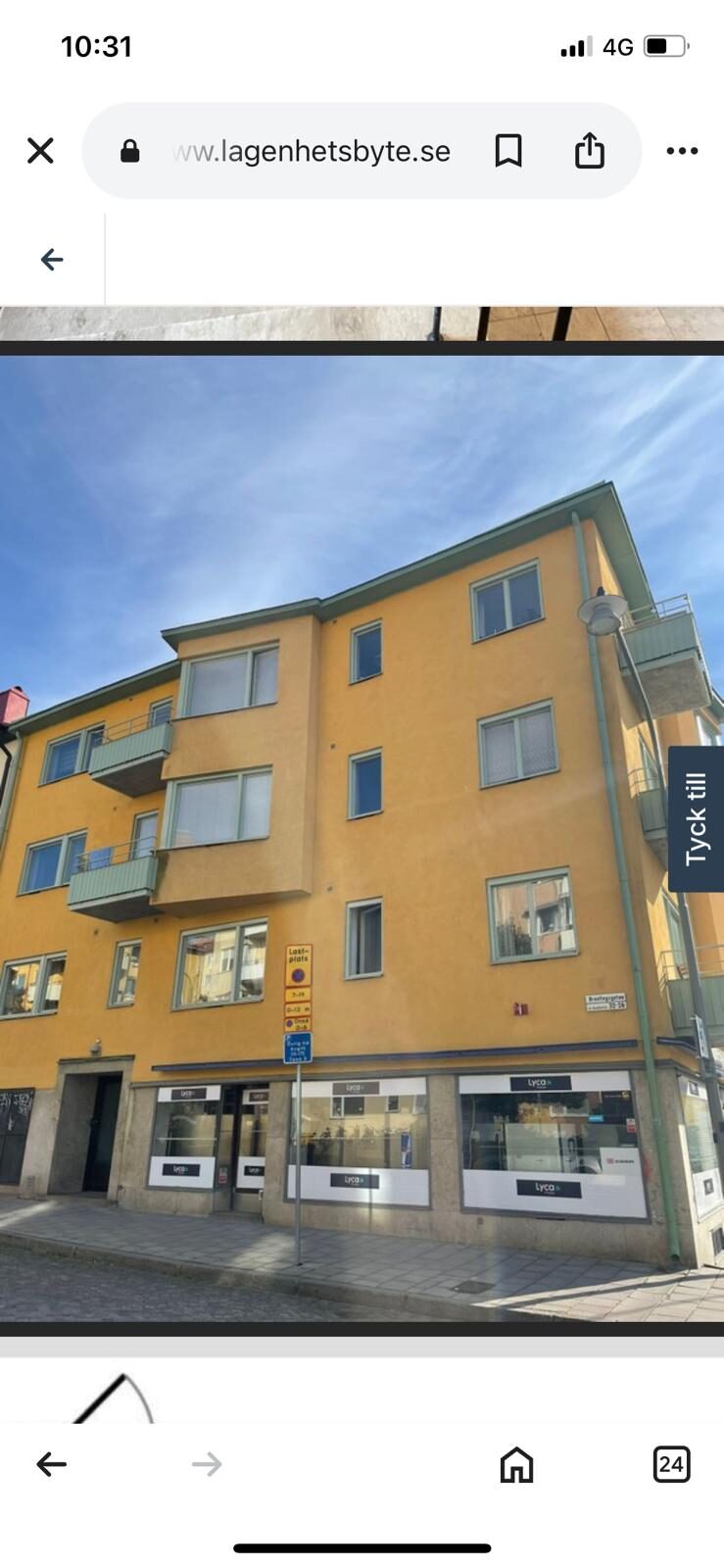 Lägenhetsbyte - Brantingsgatan 26