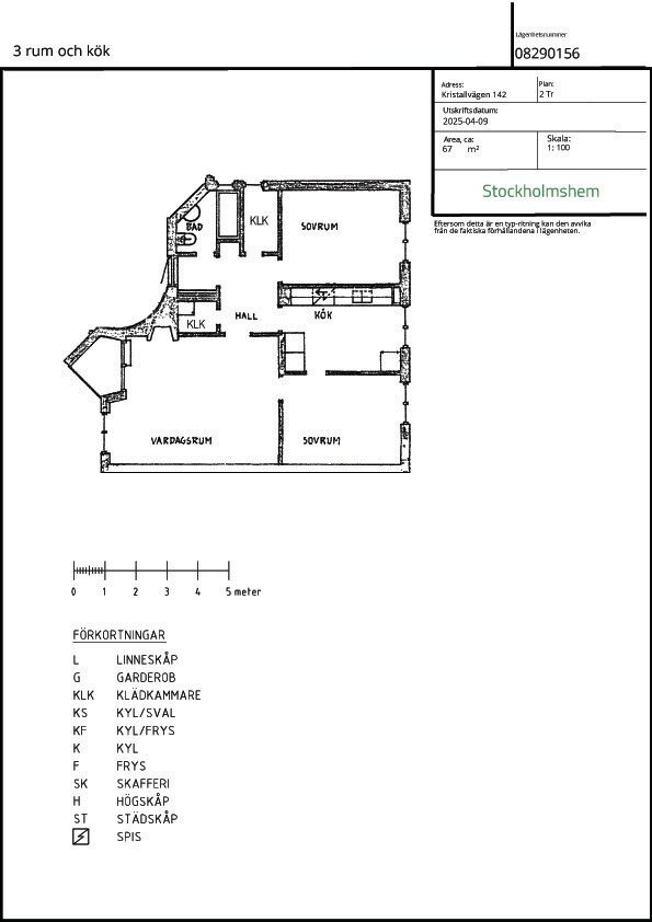 Lägenhetsbyte - Kristallvägen 142