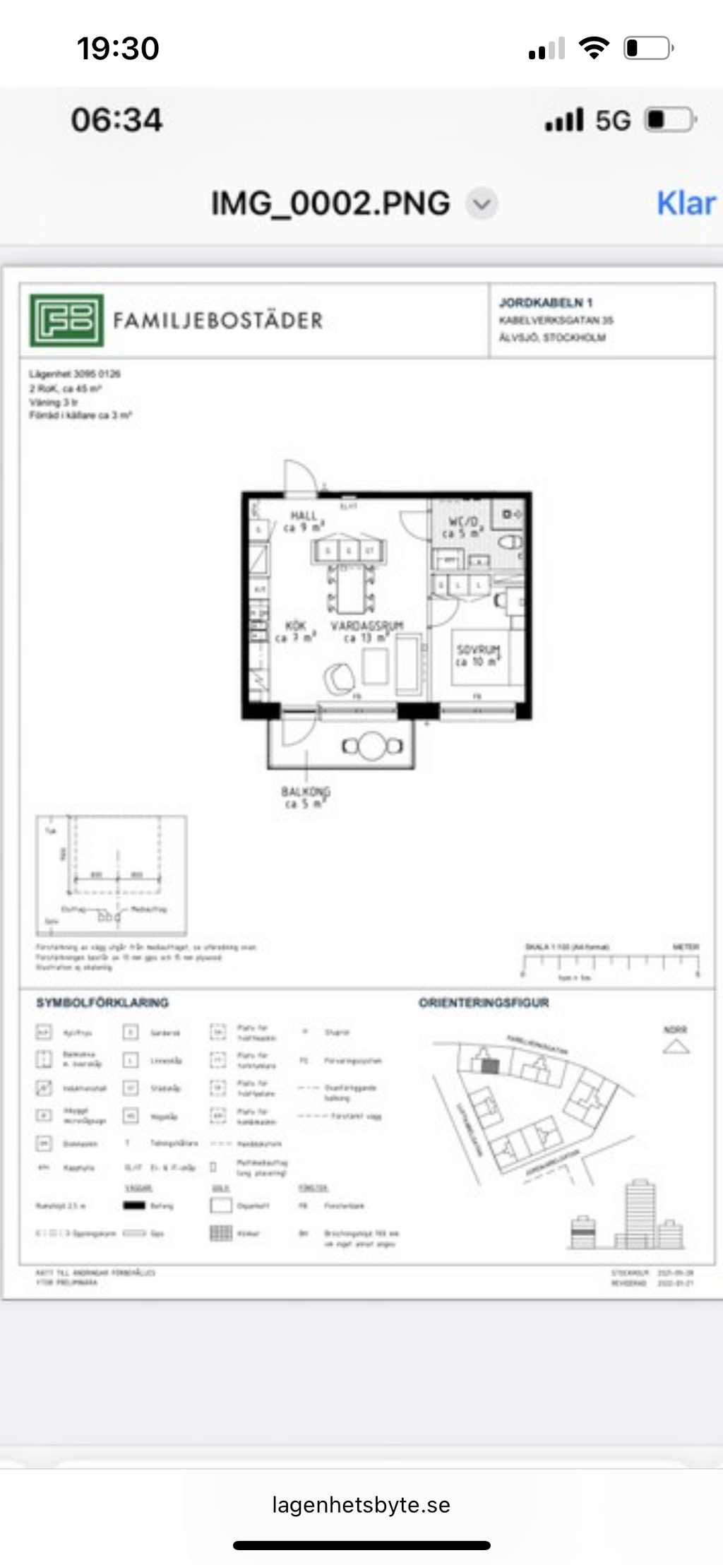 Lägenhetsbyte - Kabelverksgatan 35
