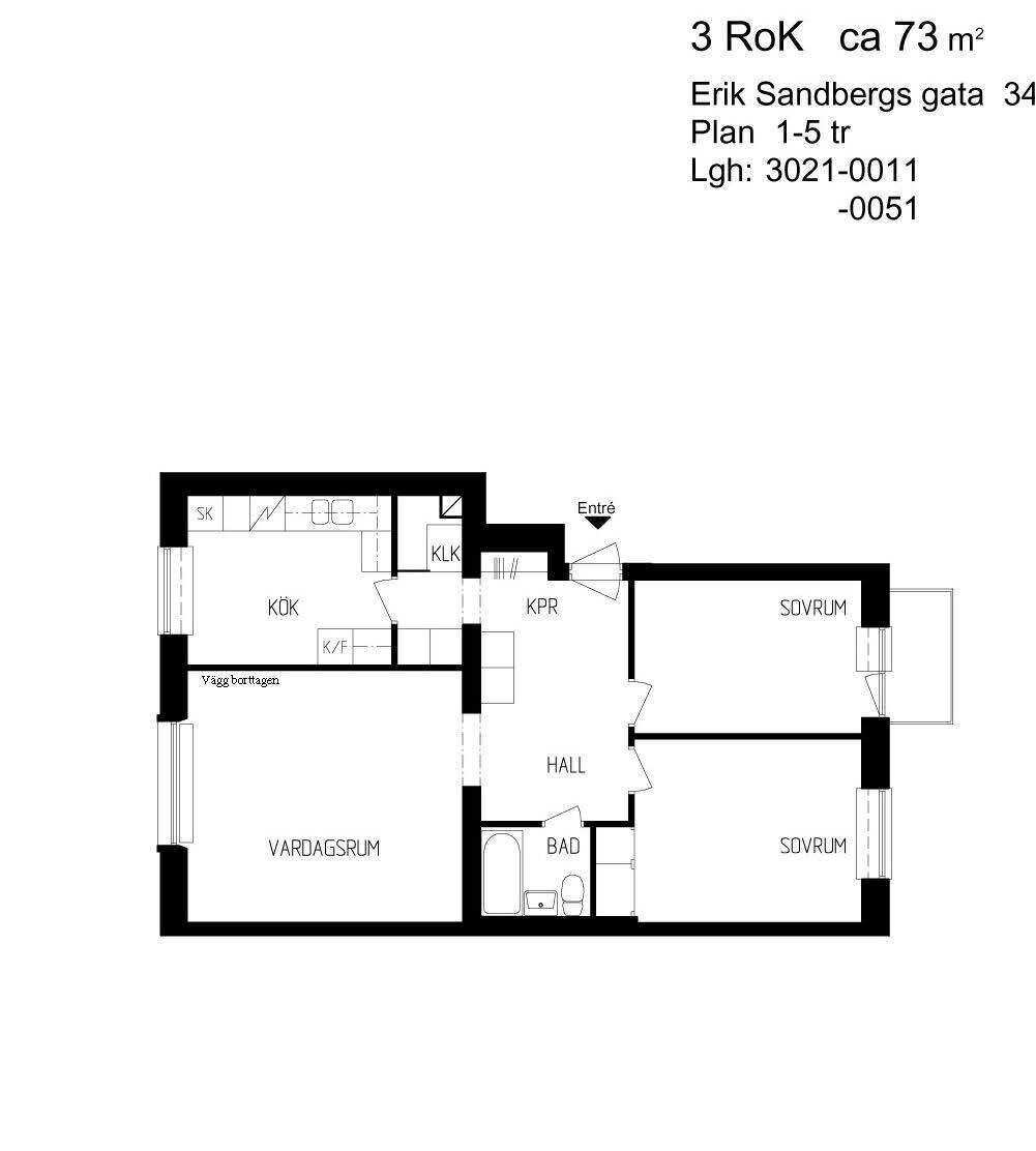 Lägenhetsbyte - Erik Sandbergs gata 26