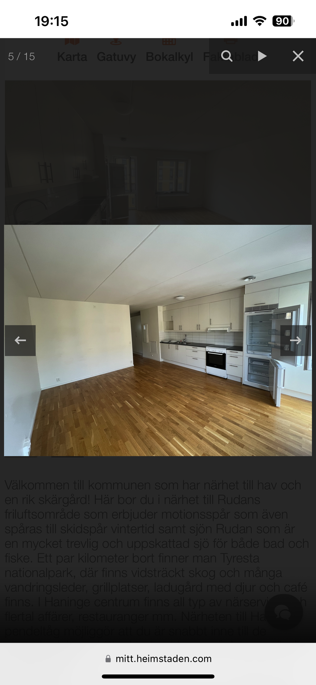 Lägenhetsbyte - Arkens Väg 28