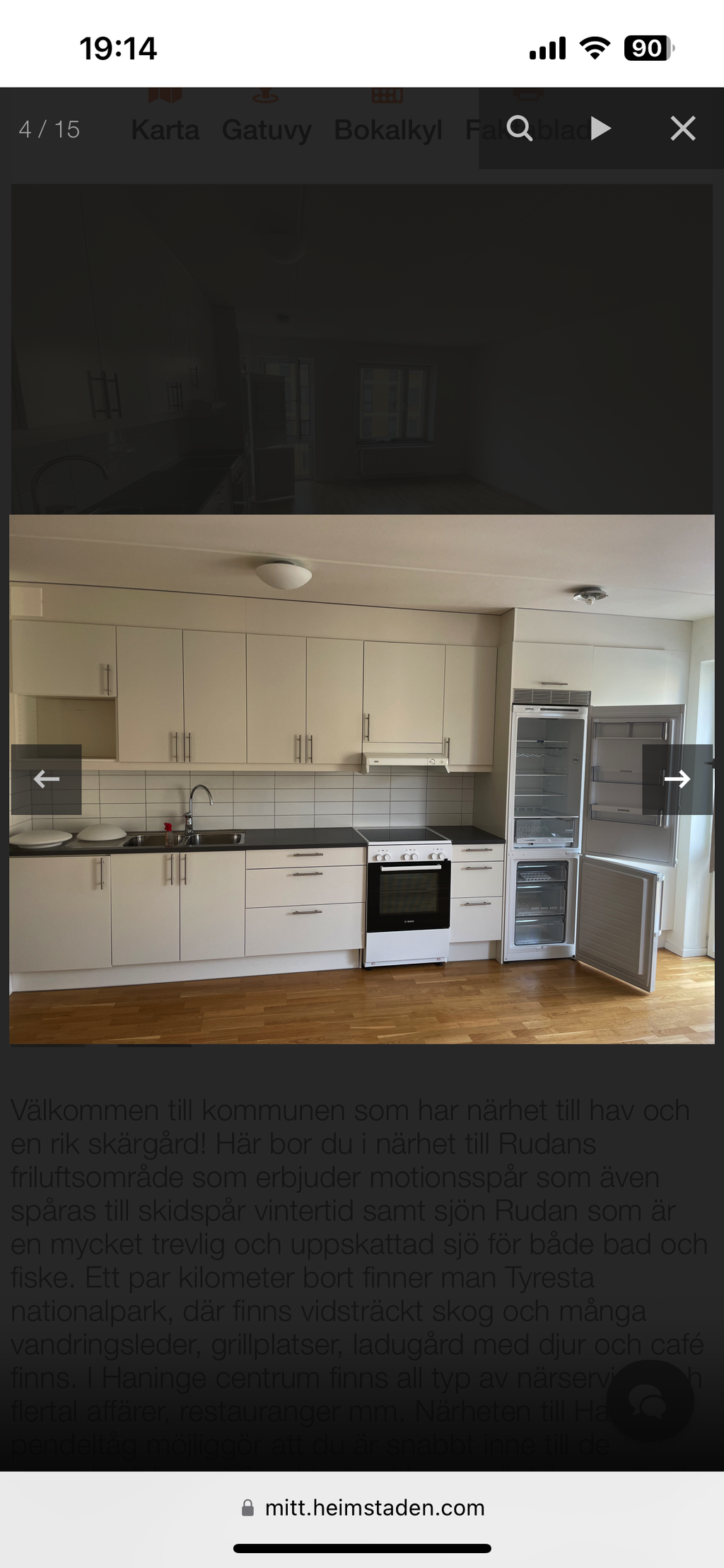 Lägenhetsbyte - Arkens Väg 28