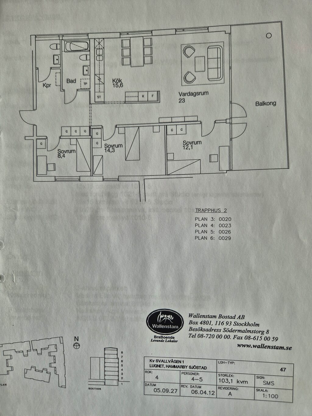 Lägenhetsbyte - Rorgängargatan 28