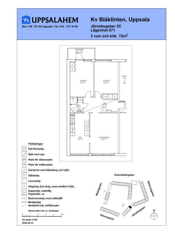 Lägenhetsbyte - Klövergatan 2B