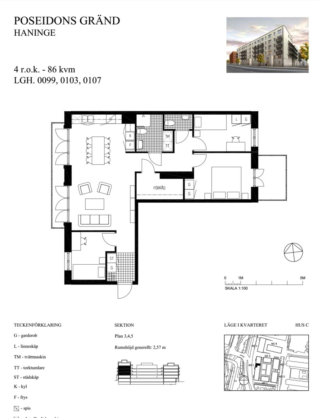 Lägenhetsbyte - Poseidons gränd 19