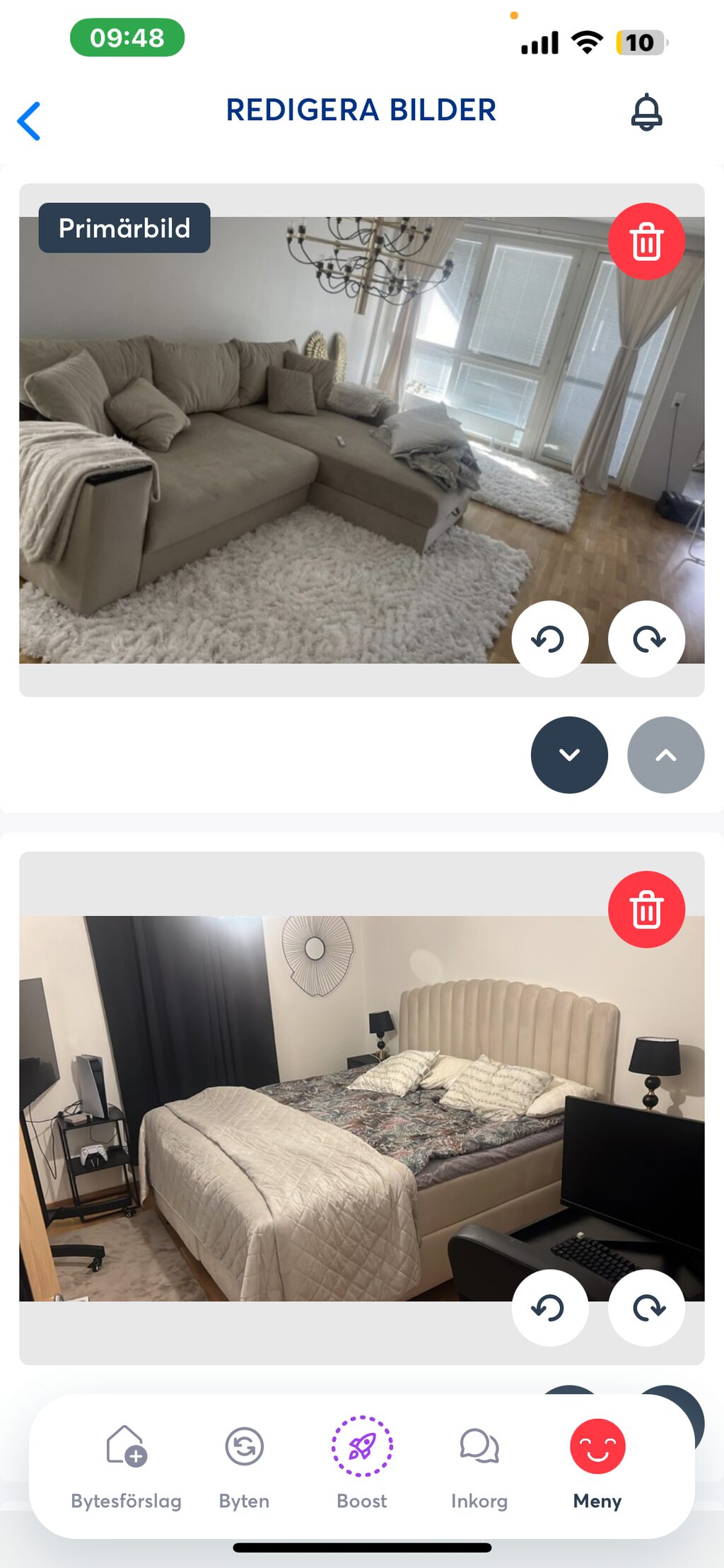 Lägenhetsbyte - Hinderbanan 26