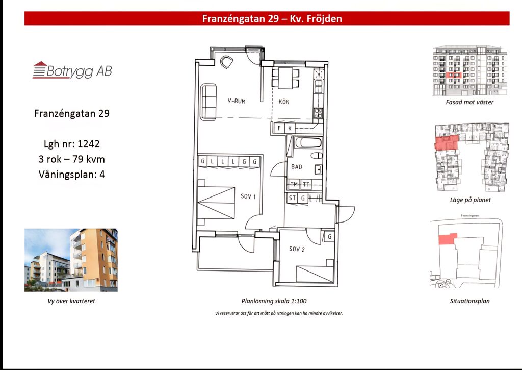 Lägenhetsbyte - Franzéngatan 29