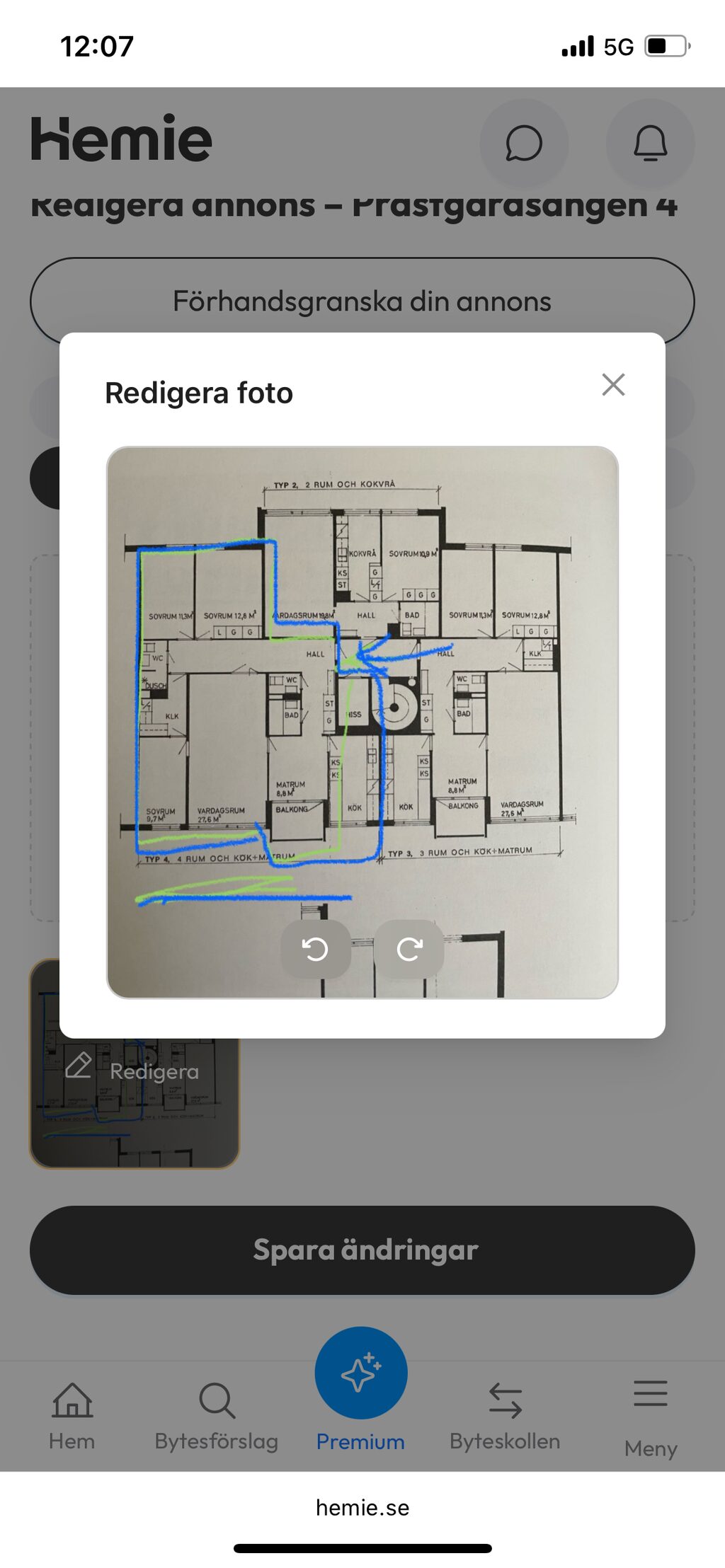 Lägenhetsbyte - Prästgårdsängen 4, 41271