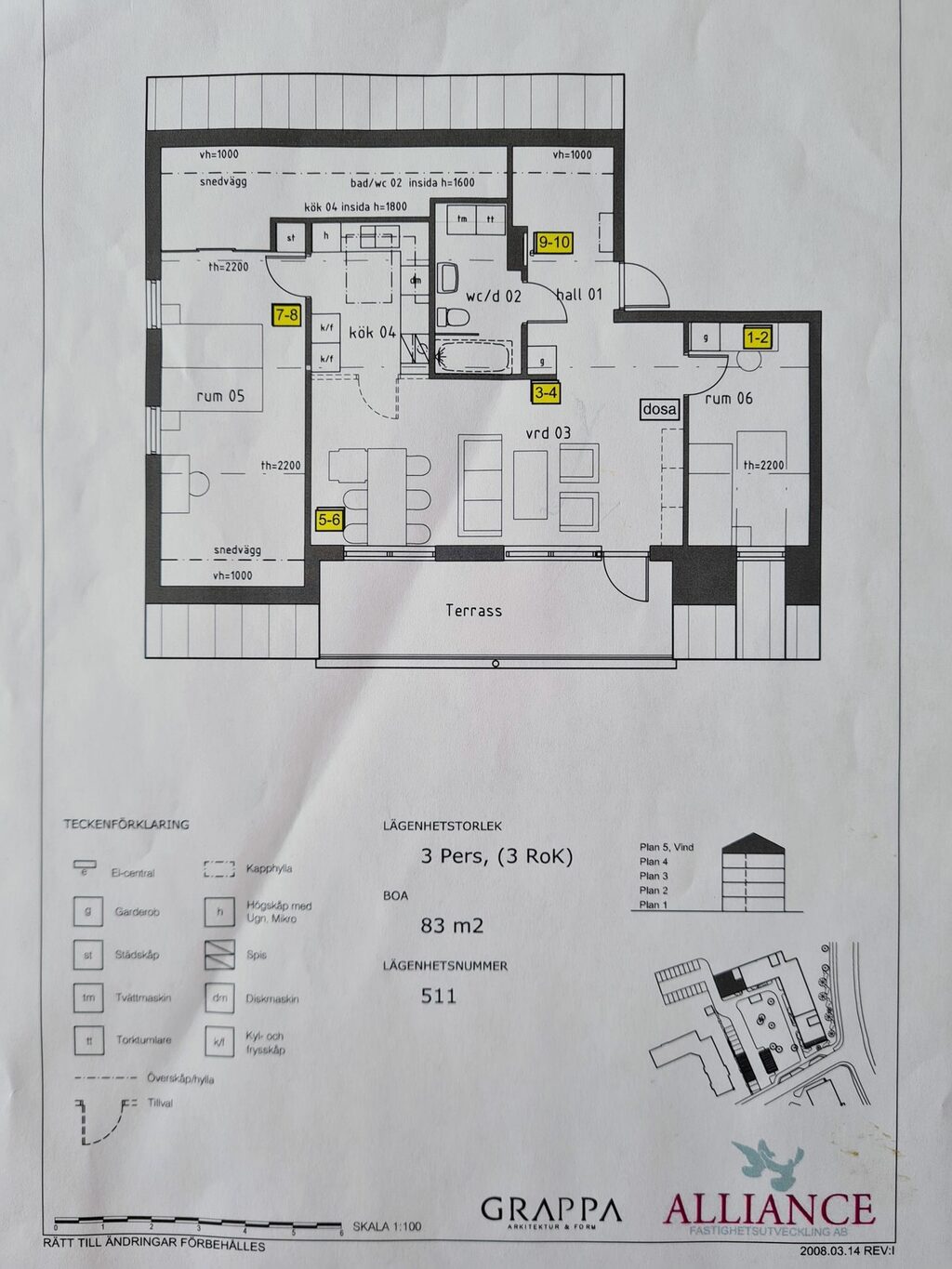 Lägenhetsbyte - Kristallvägen 8