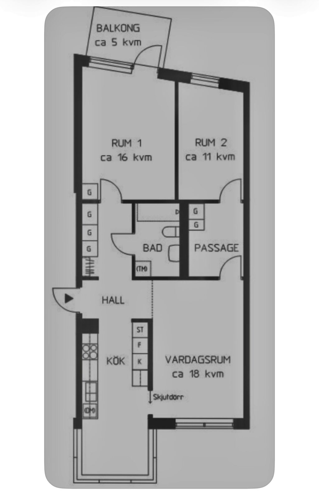 Lägenhetsbyte - Aktergatan 12