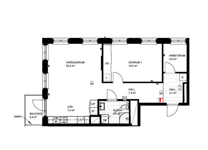 Lägenhetsbyte - Lise Meitners Gata