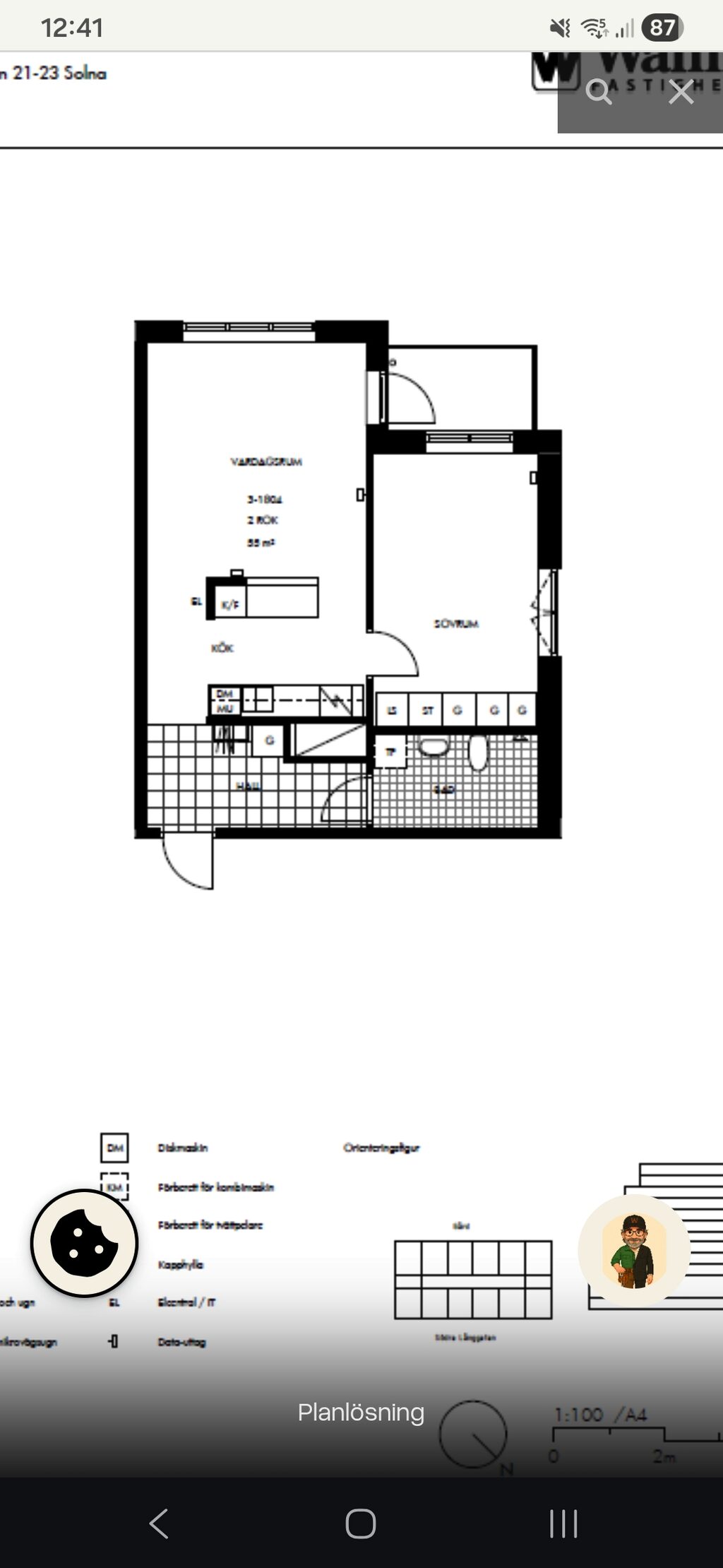 Lägenhetsbyte - Södra Långgatan 23A