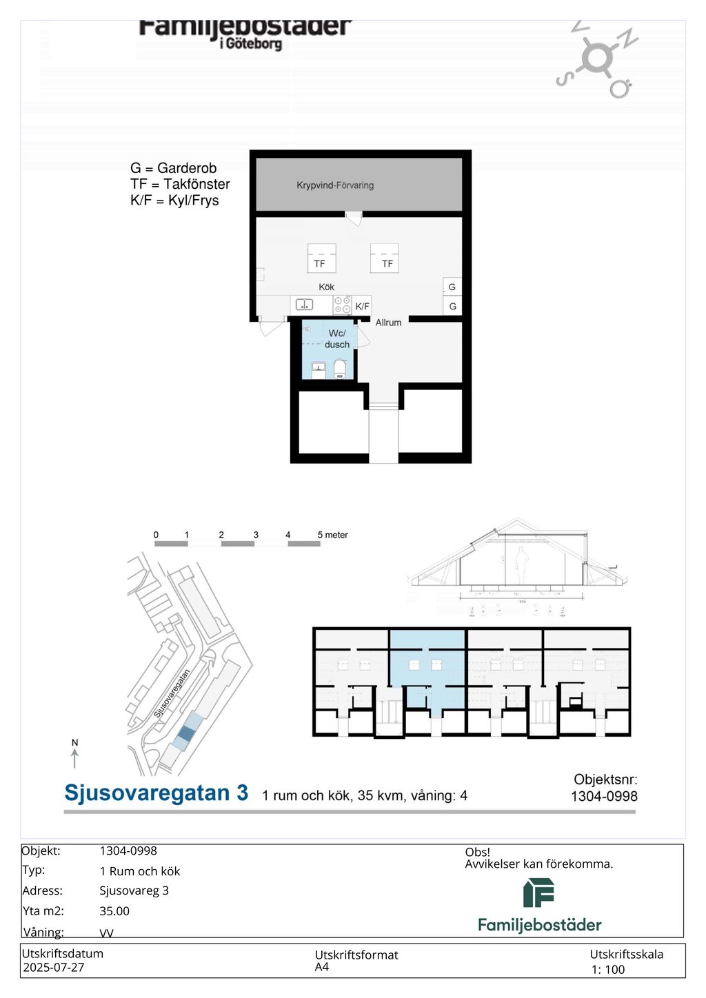 Lägenhetsbyte - Sjusovaregatan 3