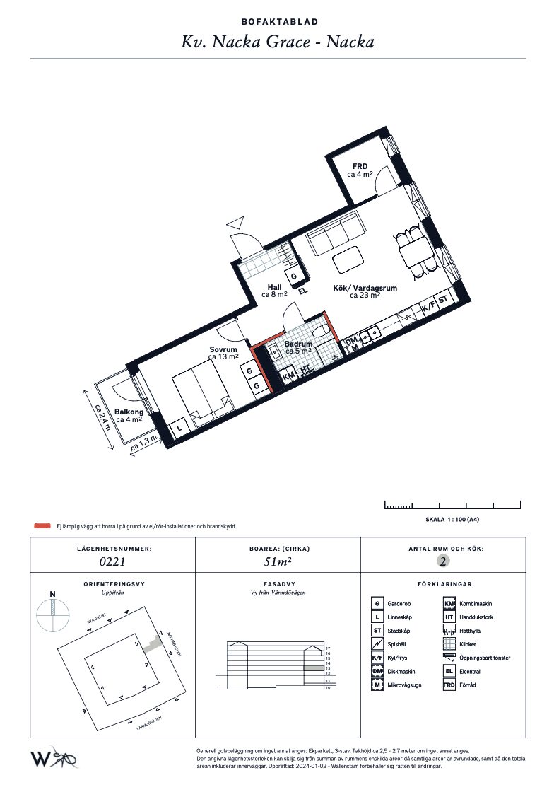 Lägenhetsbyte - Nackabacken 7B