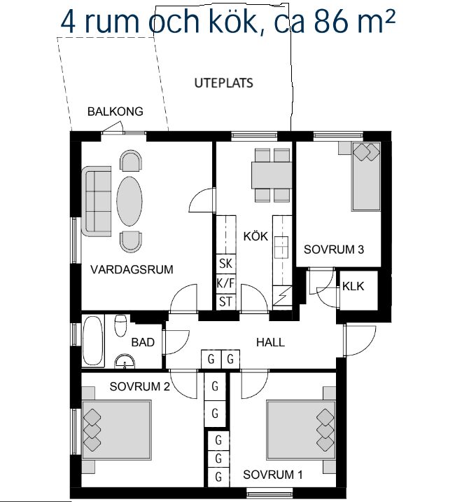 Lägenhetsbyte - Skälbyvägen 5