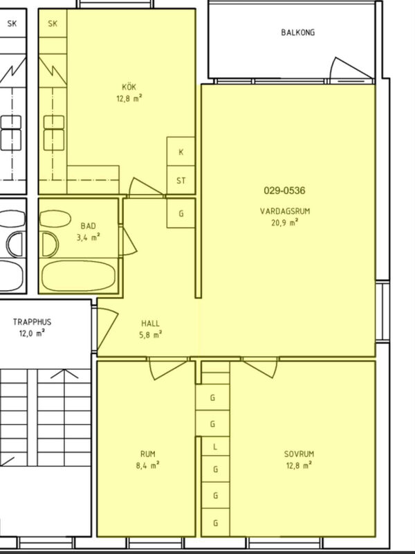 Lägenhetsbyte - Ribbings Väg 53