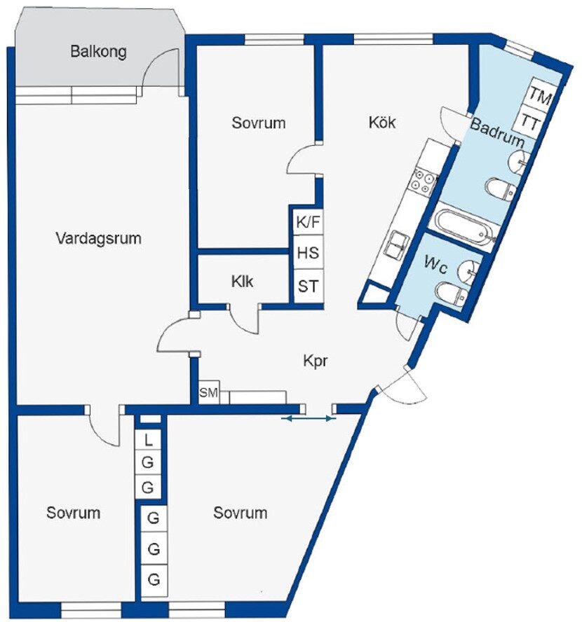 Lägenhetsbyte - Tideliusgatan 58