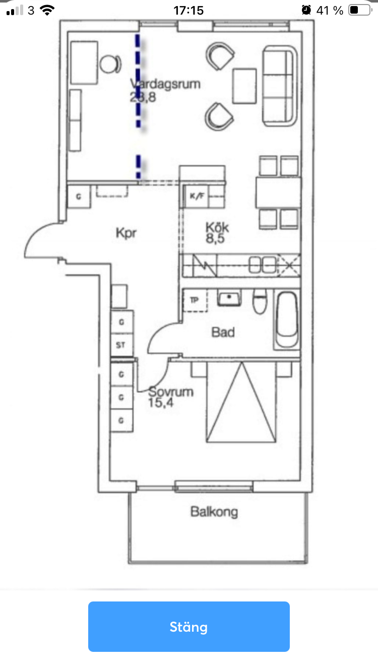 Lägenhetsbyte - Fartygsgatan 12