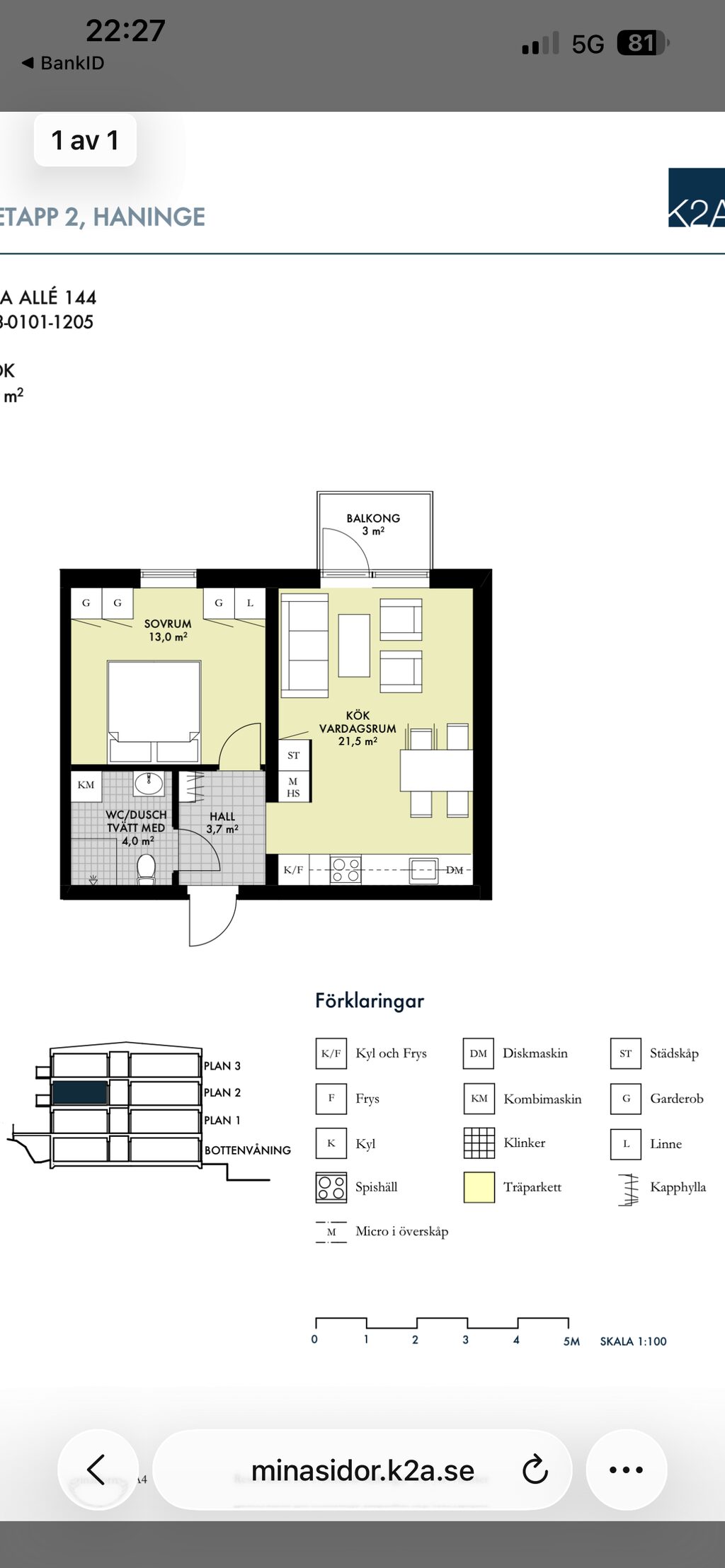 Lägenhetsbyte - Vega Allé 144