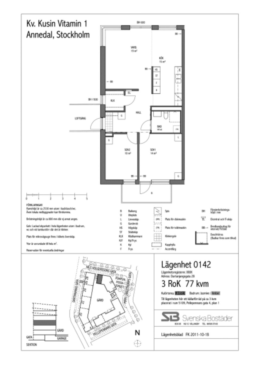 Lägenhetsbyte - Dartanjangs gata 28