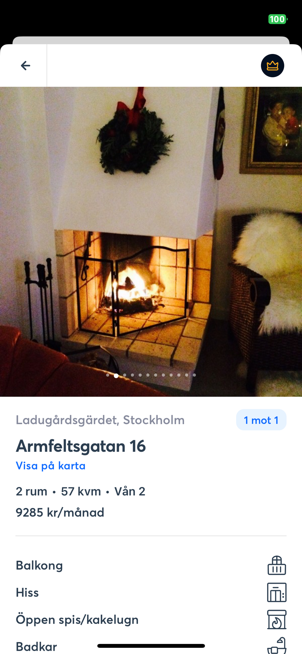 Lägenhetsbyte - Armfeltsgatan 16