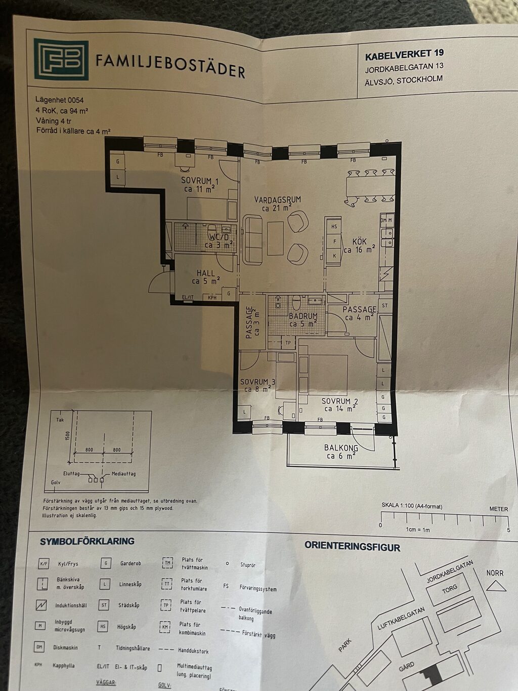 Lägenhetsbyte - Jordkabelgatan 13