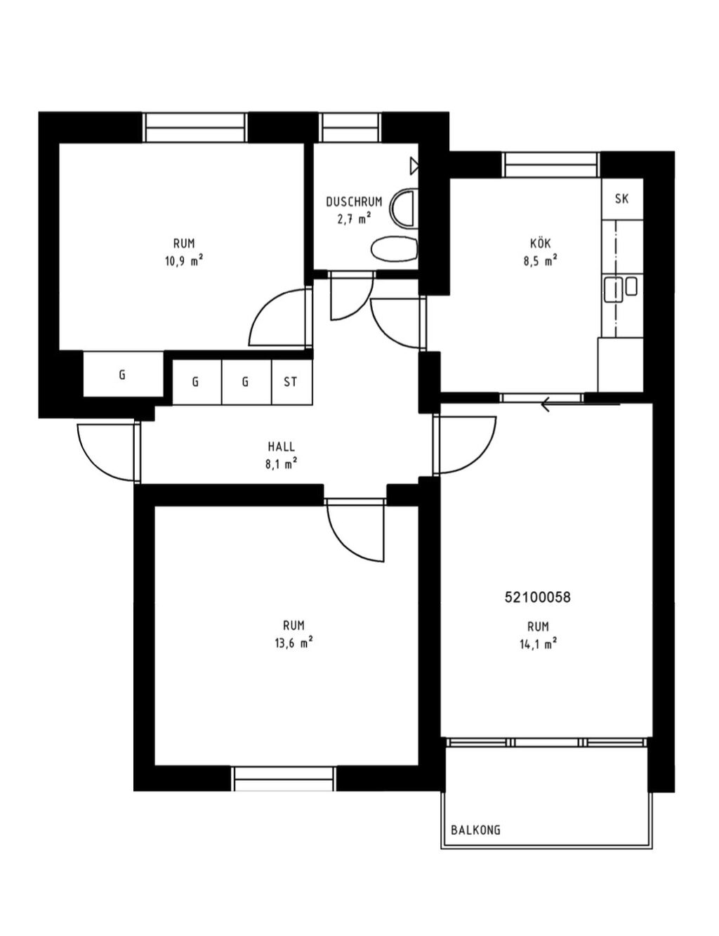 Lägenhetsbyte - Gullmarsvägen 119
