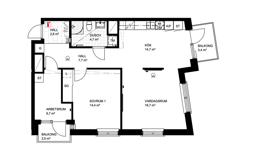 Lägenhetsbyte - Dalagatan 67