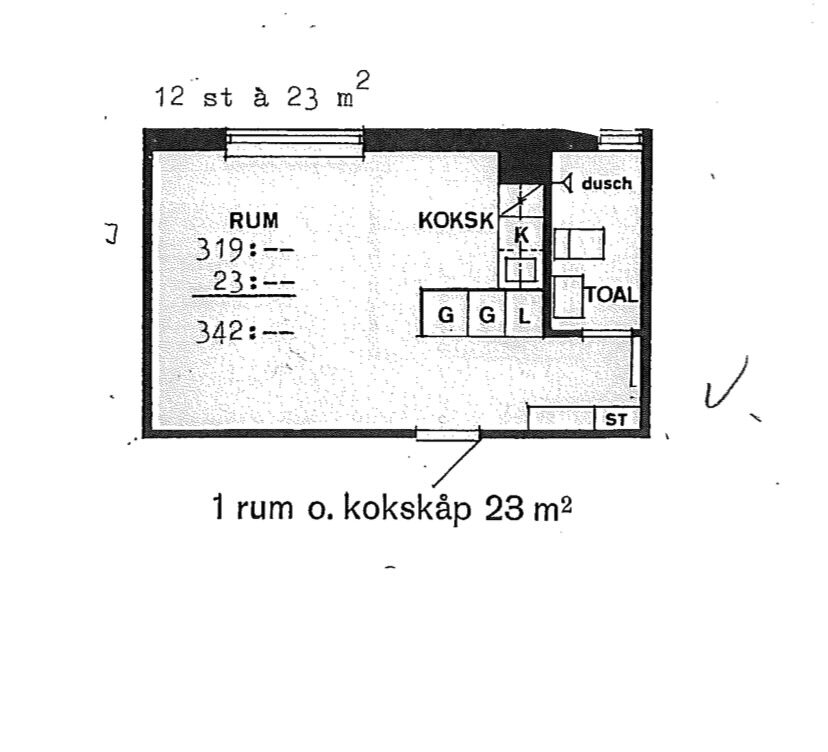 Lägenhetsbyte - Bangatan 24A, 414 63 Göteborg