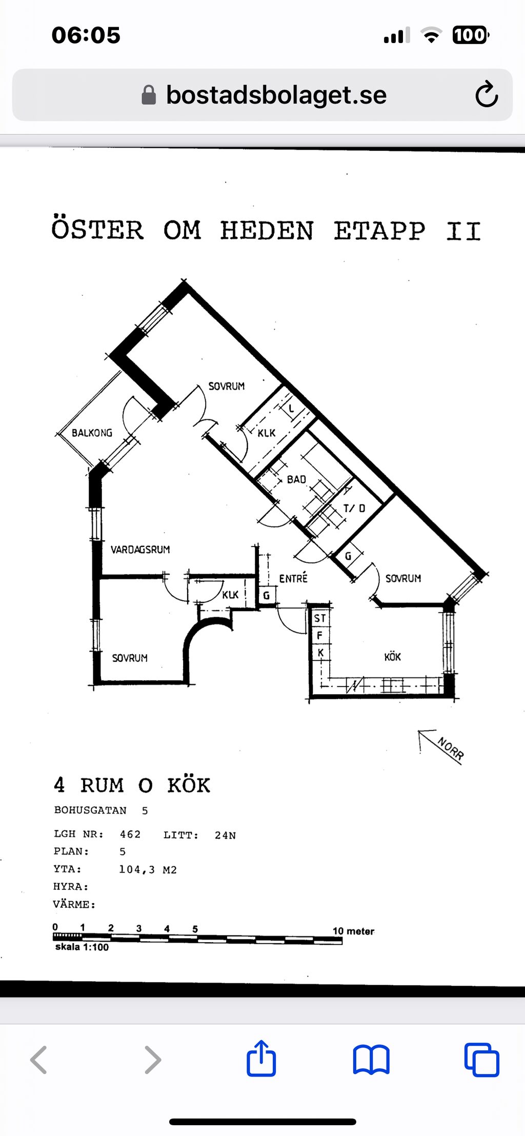 Lägenhetsbyte - Bohusgatan 5, 411 39 Göteborg