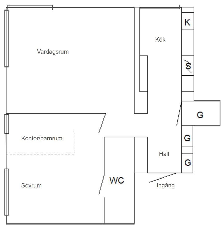Lägenhetsbyte - Bergsunds strand 11
