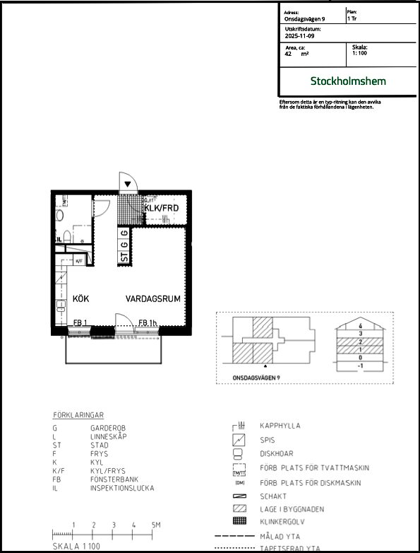 Lägenhetsbyte - Onsdagsvägen 9