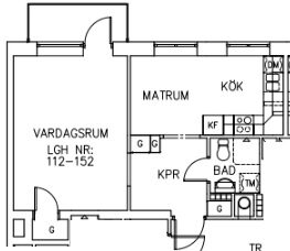 Lägenhetsbyte - John Bergs plan 6