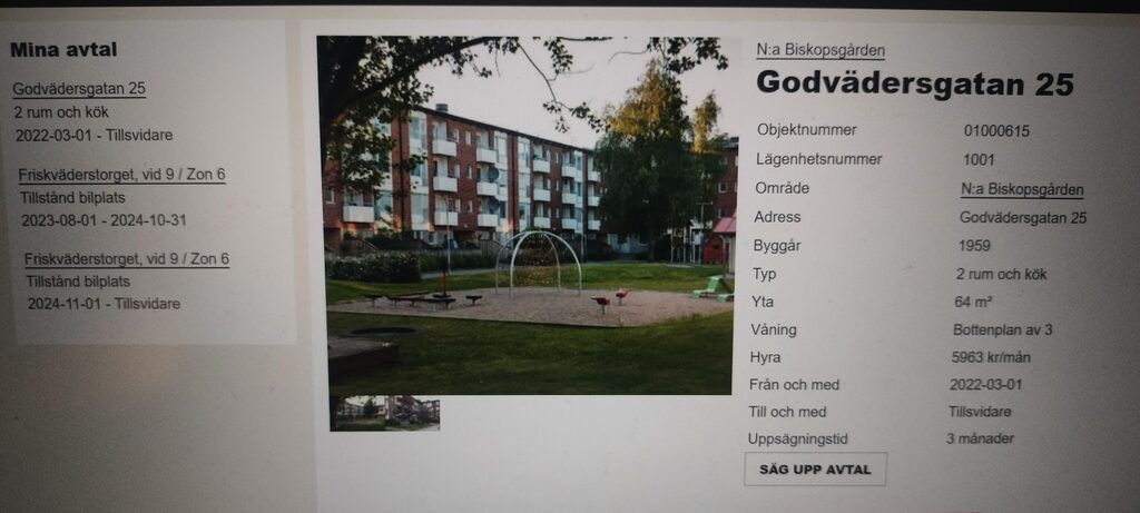 Lägenhetsbyte - Godvädersgatan 25, 418 38 Göteborg