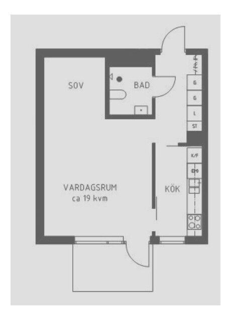 Lägenhetsbyte - Skeppsmäklargatan 25, 120 69 Stockholm