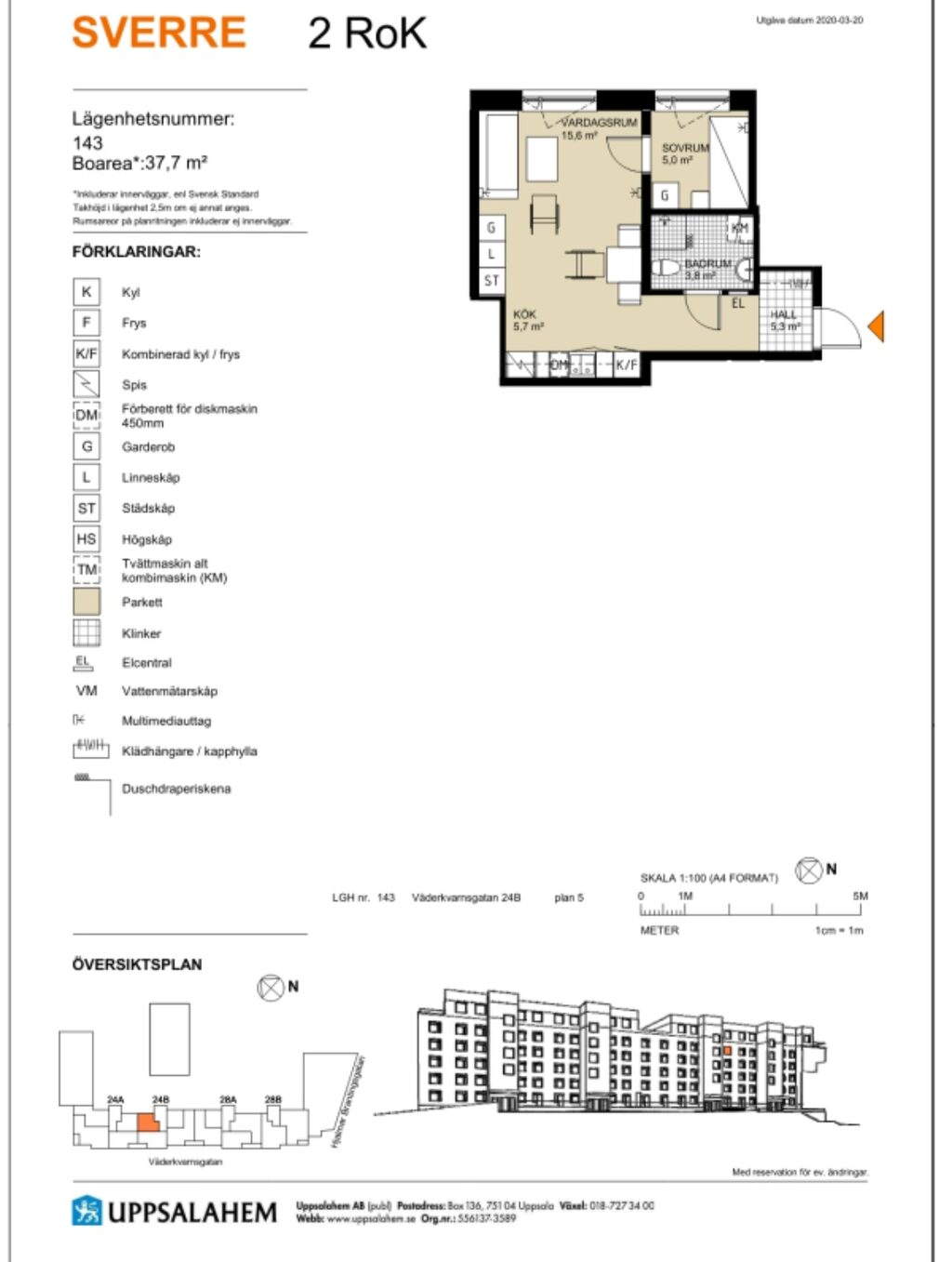 Lägenhetsbyte - Väderkvarnsgatan 24b