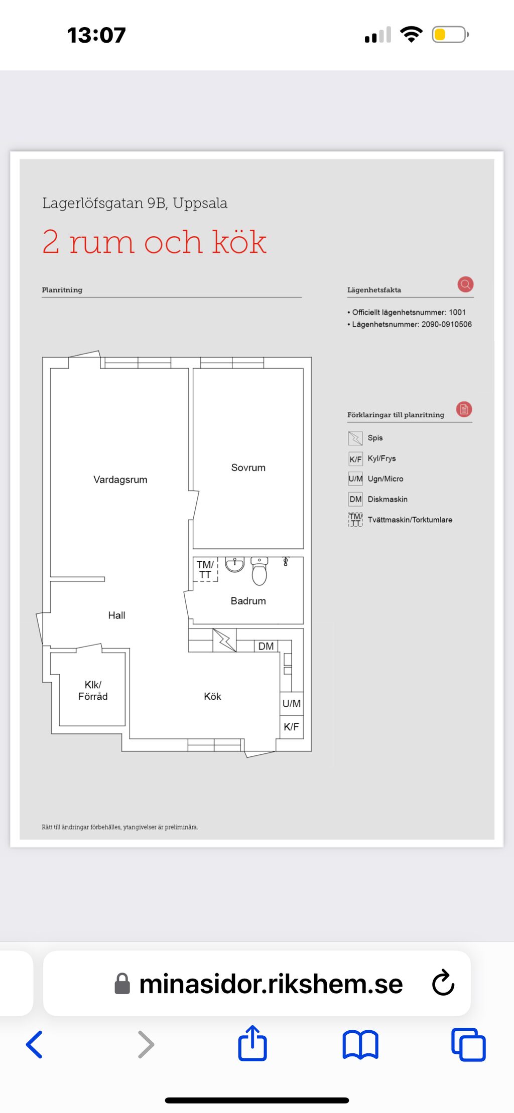 Lägenhetsbyte - Lagerlöfsgatan 9B