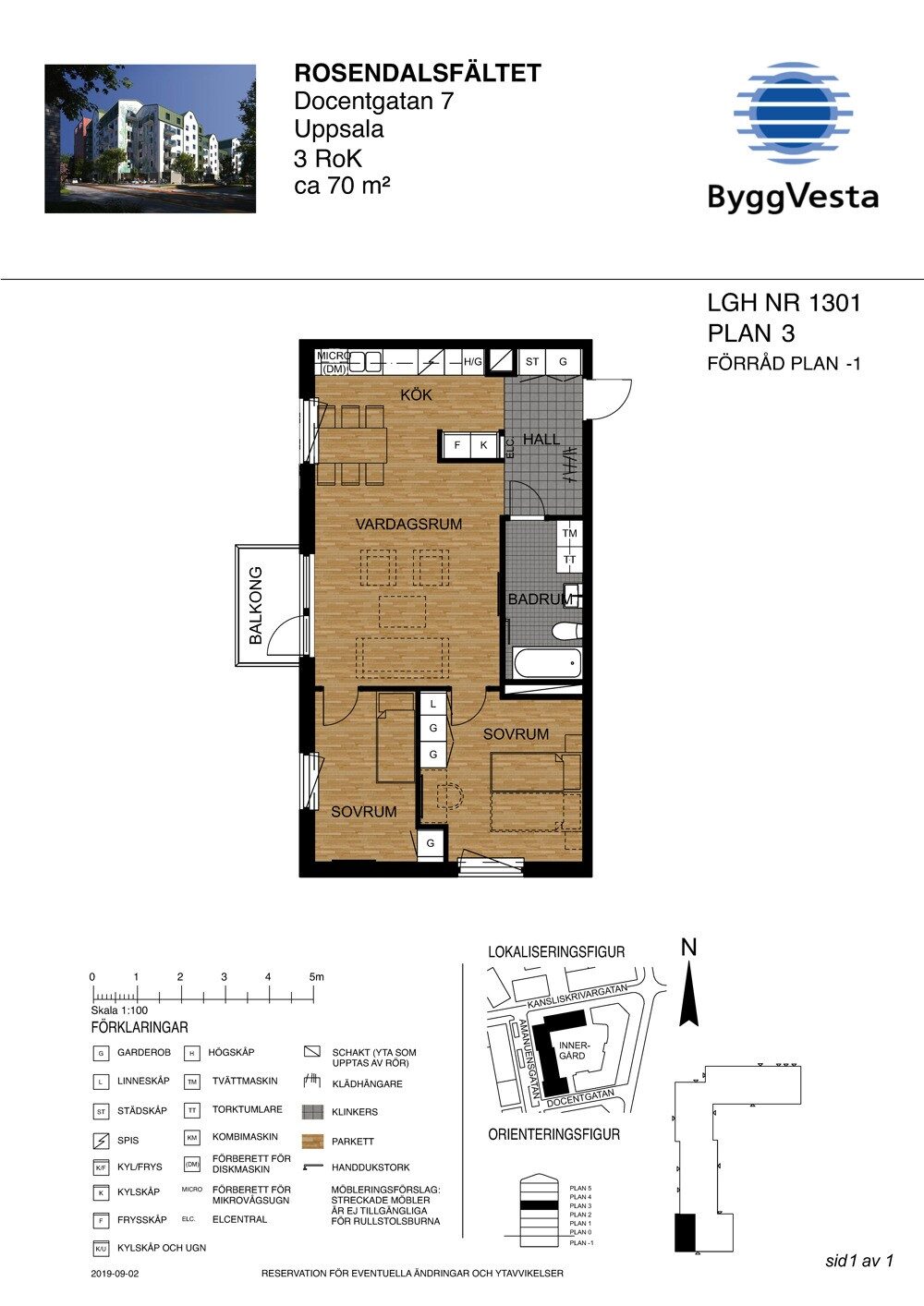 Lägenhetsbyte - Docentgatan 7, 752 57 Uppsala