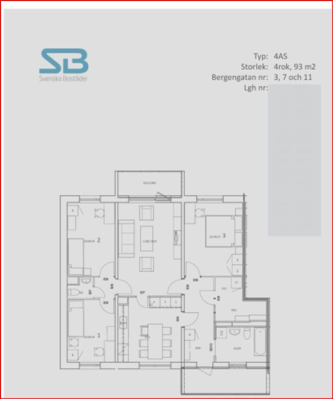 Lägenhetsbyte - Bergengatan 7