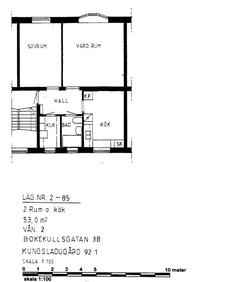 Lägenhetsbyte - Bokekullsgatan 3B, 414 75 Göteborg