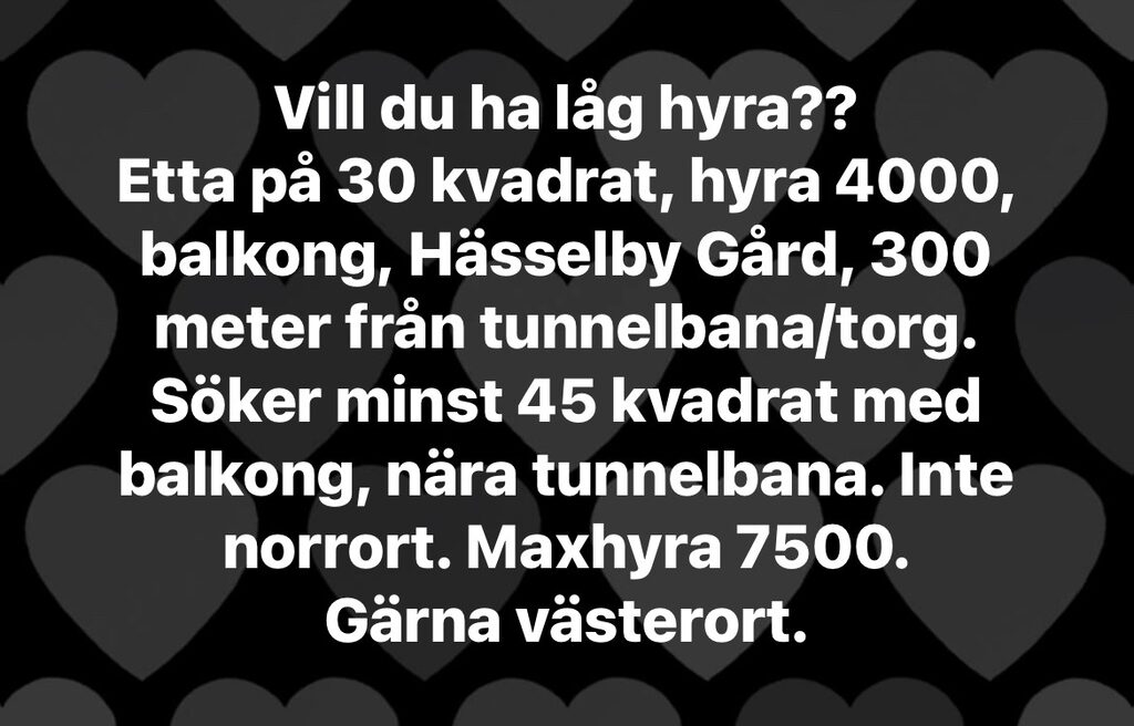 Lägenhetsbyte - Friherregatan 31, 165 58 Hässelby