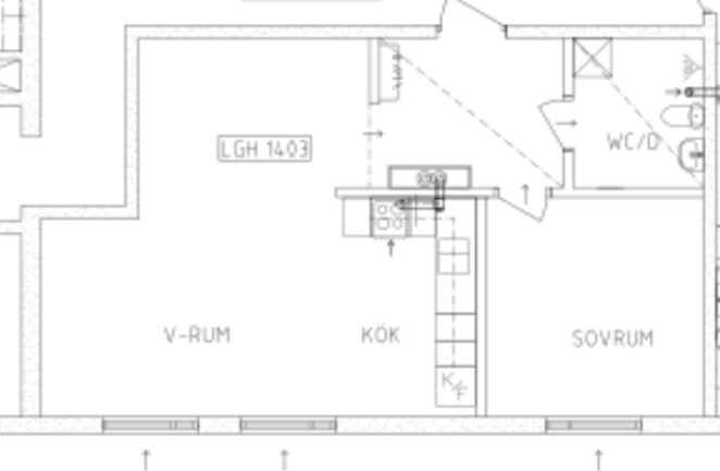 Lägenhetsbyte - Lina Sandells plan 1