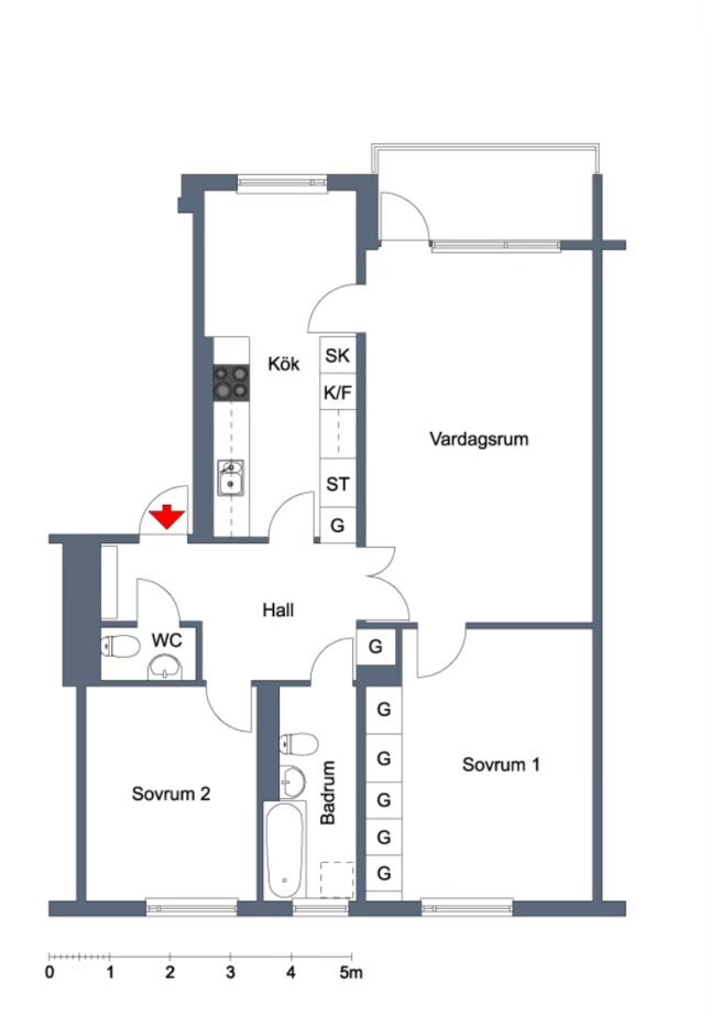 Lägenhetsbyte - Rådmansbacken 9, 145 55 Norsborg