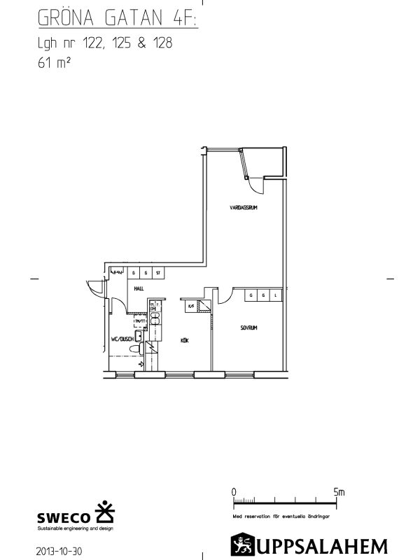 Lägenhetsbyte - Gröna gatan 4F