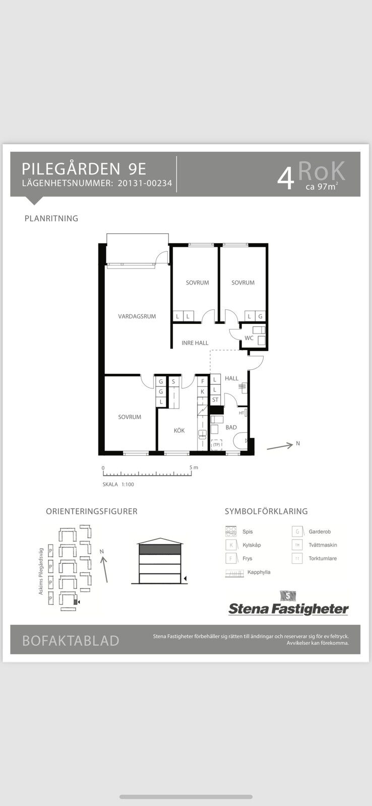 Lägenhetsbyte - Pilegården 9E, 436 35 Askim