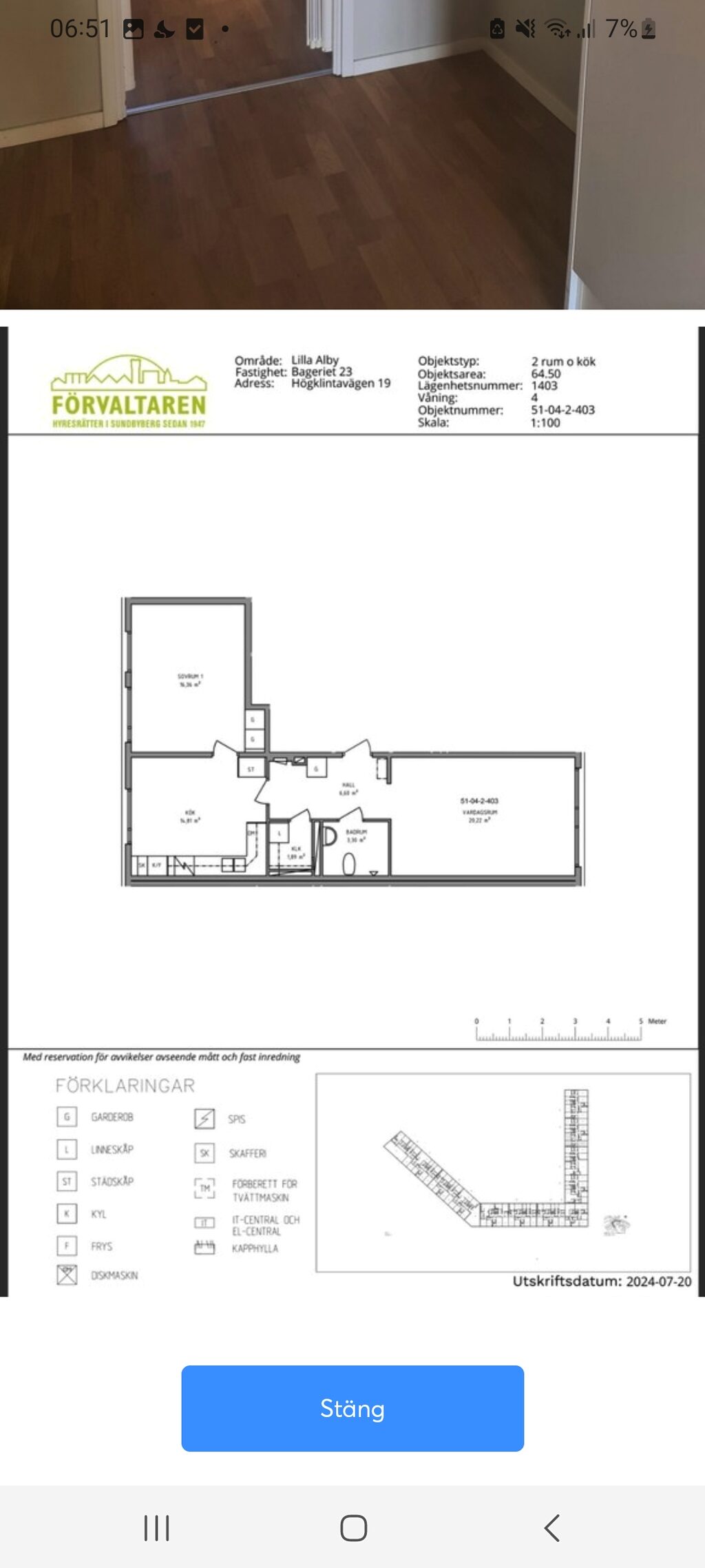 Lägenhetsbyte - Högklintavägen 19, 172 64 Sundbyberg